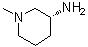 (R)-1-甲基哌啶-3-胺分子结构 (CAS 1001353-92-9)