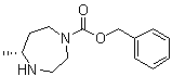 (5R)-六氢-5-甲基-1H-1,4-二氮杂卓-1-羧酸苄酯分子结构 (CAS 1001401-60-0)