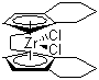 rac-乙烯双(4,5,6,7-四氢-1-茚基)二氯化锆分子结构 (CAS 100163-29-9)