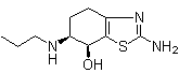 (6S,7S)-2-氨基-4,5,6,7-四氢-6-(丙基氨基)-7-苯并噻唑醇分子结构 (CAS 1001648-71-0)