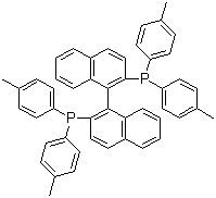 (S)-2,2'-双[双(4-甲基苯基)膦]-1,1'-联萘分子结构 (CAS 100165-88-6)
