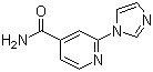 2-(1H-Imidazol-1-yl)-4-pyridinecarboxamide molecular structure (CAS 1001659-25-1)