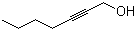 structure of CAS# 1002-36-4, 2-Heptyn-1-ol