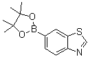 苯并噻唑-6-硼酸频哪醇酯分子结构 (CAS 1002309-47-8)
