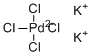四氯钯酸钾分子结构 (CAS 10025-98-6)