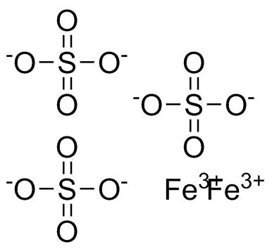Ferric sulfate  molecular structure (CAS 10028-22-5)