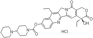 盐酸伊立替康分子结构 (CAS 100286-90-6)