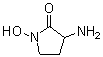 3-氨基-1-羟基-2-吡咯烷酮分子结构 (CAS 1003-51-6)