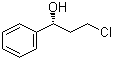 (R)-(+)-3-氯-1-苯基-1-丙醇分子结构 (CAS 100306-33-0)