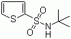 2-噻吩叔丁基磺酰胺分子结构 (CAS 100342-30-1)