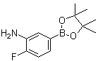 3-氨基-4-氟苯硼酸频哪醇酯分子结构 (CAS 1003575-43-6)