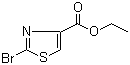 结构式 CAS# 100367-77-9, 2-溴噻唑-4-甲酸乙酯