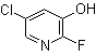 5-氯-2-氟-3-吡啶醇分子结构 (CAS 1003711-65-6)
