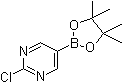 2-氯嘧啶-5-硼酸频哪醇酯分子结构 (CAS 1003845-08-6)