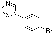 1-(4-溴苯基)咪唑分子结构 (CAS 10040-96-7)