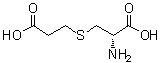 S-(2-羧基乙基)-D-半胱氨酸分子结构 (CAS 100429-59-2)