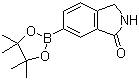 1-异吲哚酮-6-硼酸频哪醇酯分子结构 (CAS 1004294-80-7)