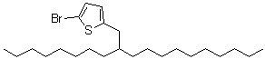 2-溴-5-(2-辛基十二烷基)噻吩分子结构 (CAS 1004524-17-7)