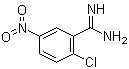 2-氯-5-硝基苯甲脒分子结构 (CAS 1004619-61-7)
