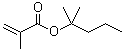 异丁烯酸 1,1-二甲基丁基酯分子结构 (CAS 100472-88-6)