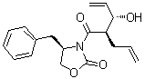 (4R)-3-[(2R,3S)-3-羟基-1-氧代-2-(2-丙烯-1-基)-4-戊烯-1-基]-4-苄基-2-恶唑烷酮分子结构 (CAS 1005006-69-8)