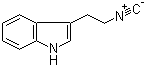 3-(2-异氰基乙基)-1H-吲哚分子结构 (CAS 100571-64-0)