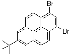 1,3-二溴-7-叔丁基芘分子结构 (CAS 1005771-04-9)