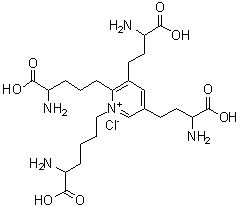 Isodesmosine chloride molecular structure (CAS 10059-18-4)