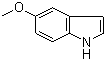 5-甲氧基吲哚分子结构 (CAS 1006-94-6)