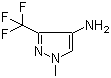 1-甲基-3-(三氟甲基)-1H-吡唑-4-胺分子结构 (CAS 1006436-44-7)