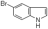5-溴吲哚分子结构 (CAS 10075-50-0)