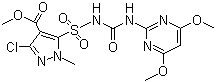 氯吡嘧磺隆分子结构 (CAS 100784-20-1)