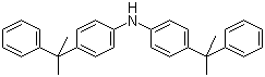 4,4'-二(苯基异丙基)二苯胺分子结构 (CAS 10081-67-1)