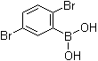 B-(2,5-Dibromophenyl)boronic acid molecular structure (CAS 1008106-93-1)