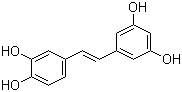 白皮杉醇分子结构 (CAS 10083-24-6)