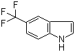 5-(三氟甲基)吲哚分子结构 (CAS 100846-24-0)
