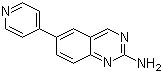 6-(4-吡啶基)-2-喹唑啉胺分子结构 (CAS 1008505-37-0)