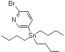 2-溴-5-(三正丁基锡烷基)吡啶分子结构 (CAS 1008756-65-7)