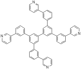 3,5,3',5'-四(3-吡啶-3-基苯基)[1,1']联苯分子结构 (CAS 1009033-94-6)