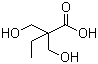 2,2-二羟甲基丁酸分子结构 (CAS 10097-02-6)