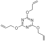 三聚氰酸三烯丙酯分子结构 (CAS 101-37-1)