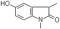 1,3-二甲基-5-羟基吲哚啉-2-酮分子结构 (CAS 1010-68-0)