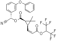 氟丙菊酯分子结构 (CAS 101007-06-1)