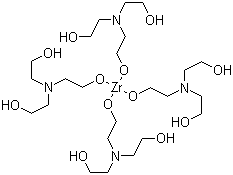 四(三乙醇胺)锆分子结构 (CAS 101033-44-7)