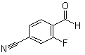 2-Fluoro-4-formylbenzonitrile molecular structure (CAS 101048-76-4)