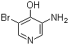 3-氨基-5-溴-4-吡啶醇分子结构 (CAS 101084-20-2)