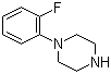 1-(2-氟苯基)哌嗪分子结构 (CAS 1011-15-0)
