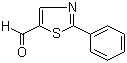2-苯基-1,3-噻唑-5-甲醛分子结构 (CAS 1011-40-1)