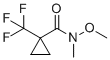 N-甲氧基-N-甲基-1-(三氟甲基)环丙烷-1-甲酰胺分子结构 (CAS 1011460-56-2)