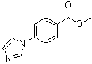 1-(4-甲氧羰基苯基)-1H-咪唑分子结构 (CAS 101184-08-1)